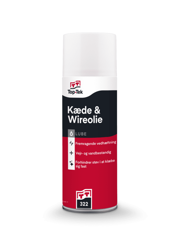 TT-322 Transparent Kæde-wireolie, 400 ml