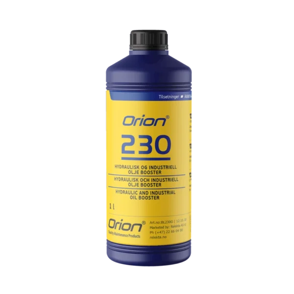 Orion 230 - Hydraulic & Industrial Oil Booster - 1 liter